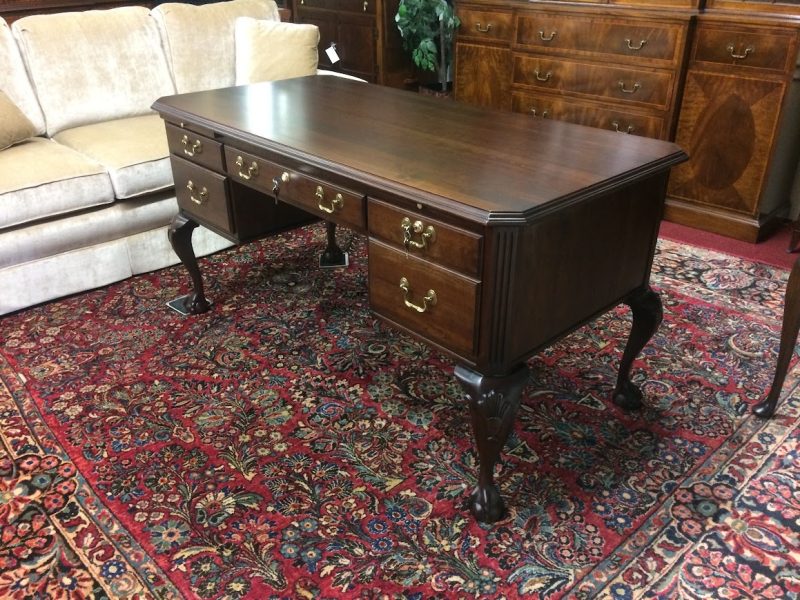 Vintage Desk, Large Desk, Ethan Allen Furniture