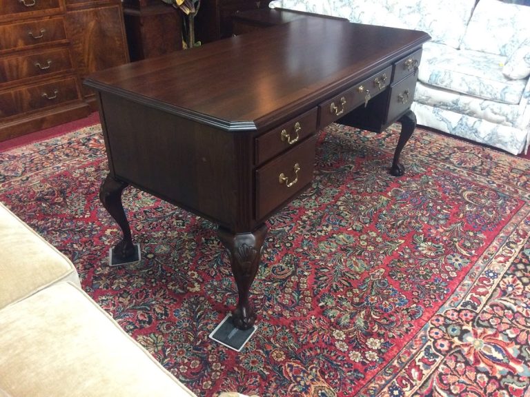 Vintage Desk, Large Desk, Ethan Allen Furniture