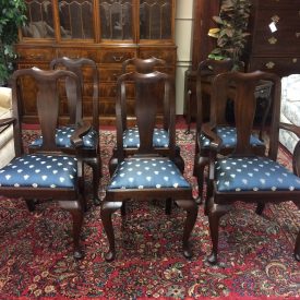 Vintage Dining Chairs, Henkel Harris Dining Chairs, Set of Six