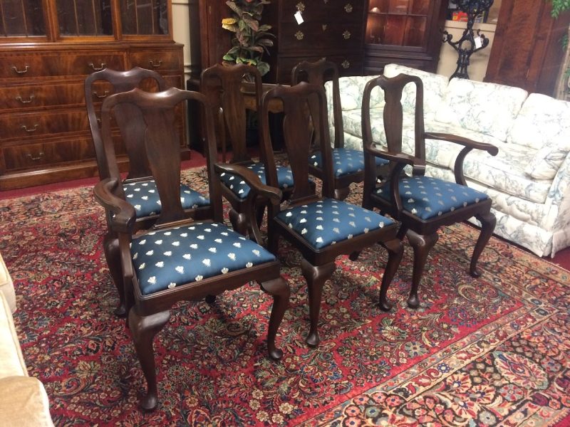 Vintage Dining Chairs, Henkel Harris Dining Chairs, Set of Six
