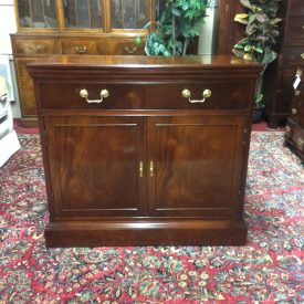 Vintage Hickory Chair Server, Flip Top Server, Mahogany Server, James River Plantation