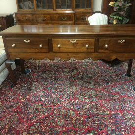 Vintage Sideboard, Huntboard, Mahogany Wood Buffet, Henkel Harris Furniture