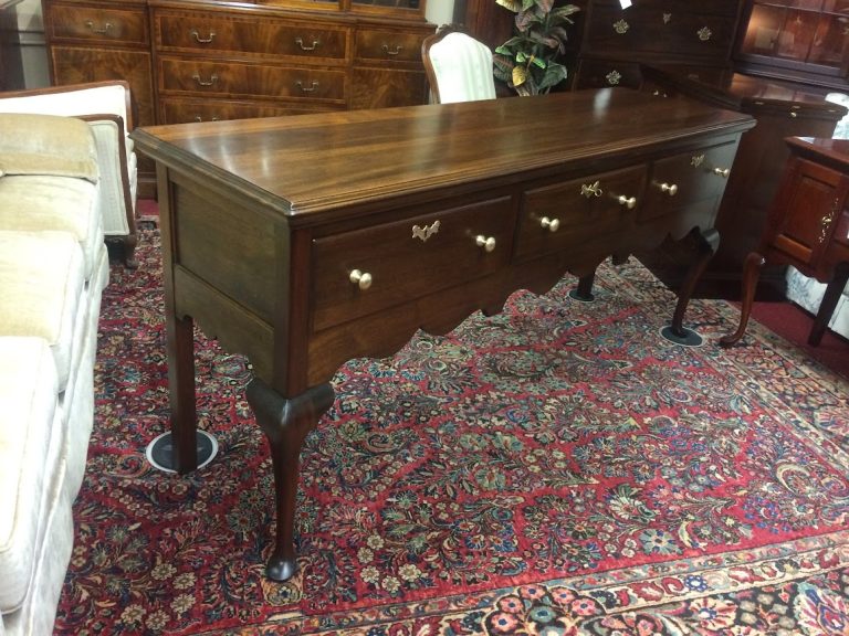 Vintage Sideboard, Huntboard, Mahogany Wood Buffet, Henkel Harris Furniture