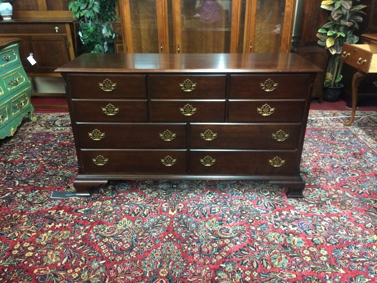 Vintage Dresser, Statton Furniture, Dark Cherry Dresser