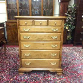 Conant Ball Maple Chest of Drawers, Maple Tall Chest, Solid Maple Furniture