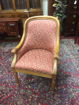 Vintage Accent Chair, Fairfield Furniture, Pale Red Chair