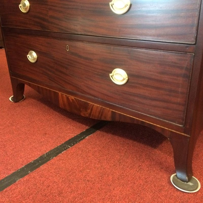 Antique Federal Chest of Drawers, Mahogany Chest, Antique Dresser