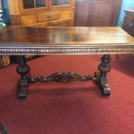 Antique Jacobean Table, Extension Table, Unique Console Table