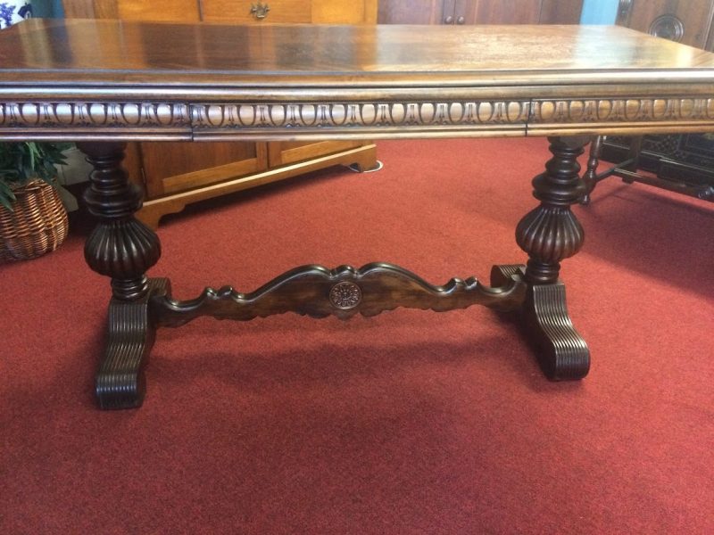 Antique Jacobean Table, Extension Table, Unique Console Table