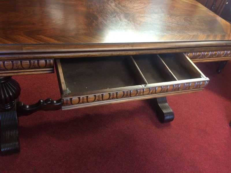 Antique Jacobean Table, Extension Table, Unique Console Table