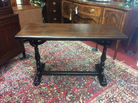 Antique Mahogany Sofa Table, Jacobean Style Console Table