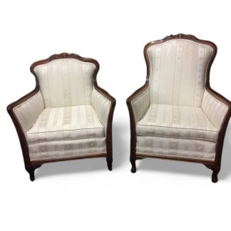 Vintage Accent Chairs, Victorian Style Chairs, His and Hers Chair Set, Pair of Chairs