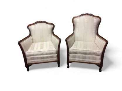 Vintage Accent Chairs, Victorian Style Chairs, His and Hers Chair Set, Pair of Chairs