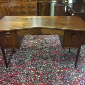 Mid Century Modern Desk, Bowtie Desk, Vintage Desk