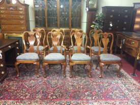 Vintage Dining Chairs, Harden Furniture Chairs, Set of Eight Dining Chairs