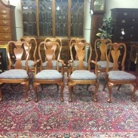 Vintage Dining Chairs, Harden Furniture Chairs, Set of Eight Dining Chairs