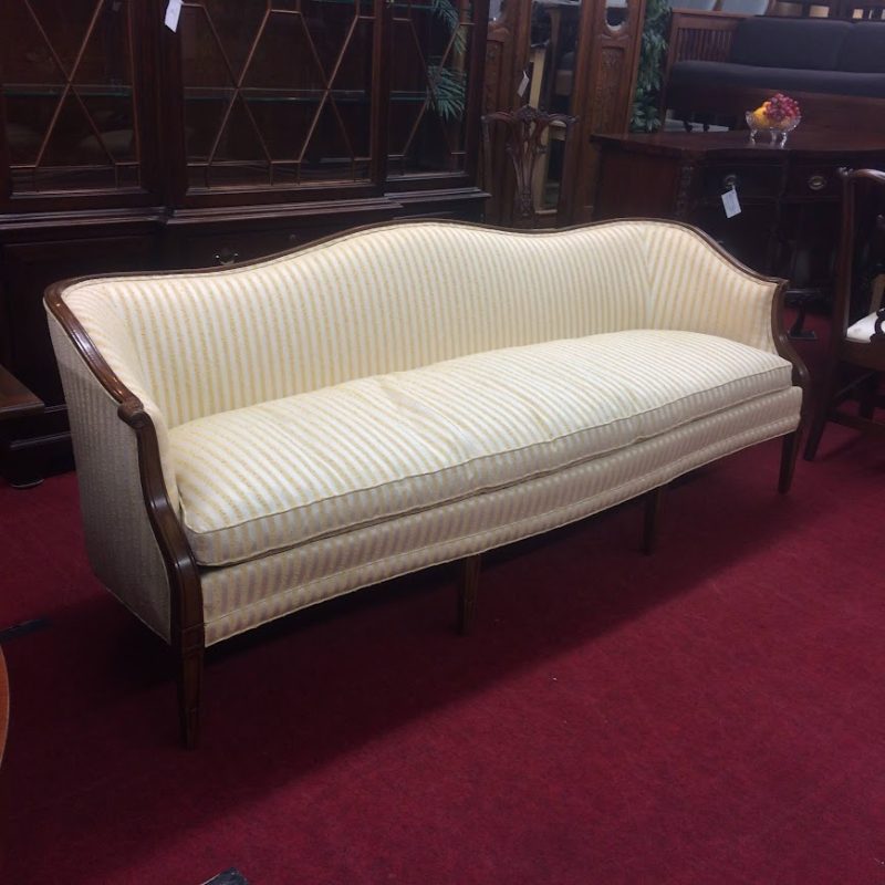 Vintage Neoclassical Sofa, Hickory Chair Sofa, Elegant Formal Sofa