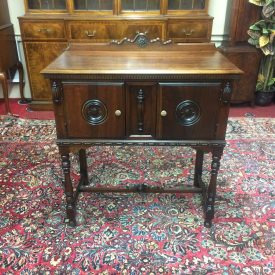 Antique Server, Jacobean Style Server, Small Server Cabinet