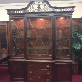 Vintage China Cabinet, Sliding Door Cabinet, Lexington Furniture