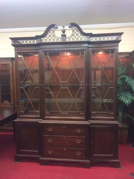 Vintage China Cabinet, Sliding Door Cabinet, Lexington Furniture