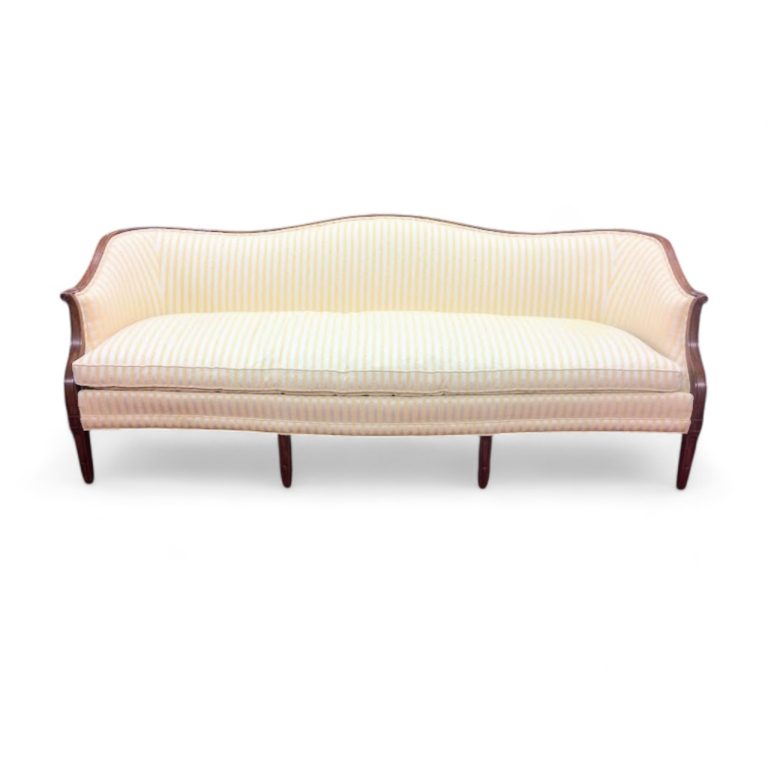 Vintage Neoclassical Sofa, Hickory Chair Sofa, Elegant Formal Sofa