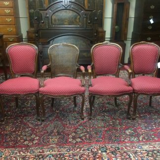 Vintage French Style Chairs, Set of Four Chairs, French Country Chairs