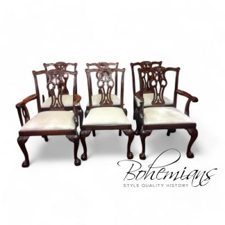 Vintage Dining Chairs, Lexington Furniture, Set of Six Chairs