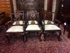 Vintage Dining Chairs, Lexington Furniture, Set of Six Chairs