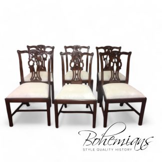 Vintage Dining Chairs, Maitland Smith Furniture, Set of Six Chairs