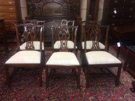 Vintage Dining Chairs, Maitland Smith Furniture, Set of Six Chairs