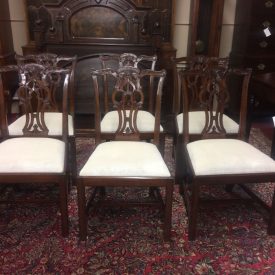 Vintage Dining Chairs, Maitland Smith Furniture, Set of Six Chairs