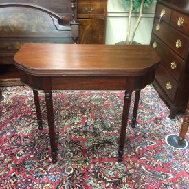 Vintage Games Table, Mahogany Games Table