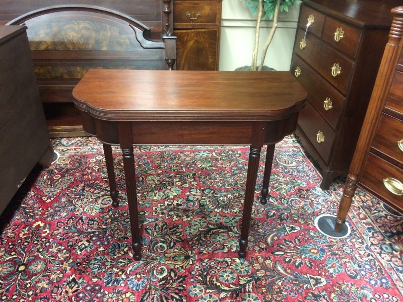 Vintage Games Table, Mahogany Games Table