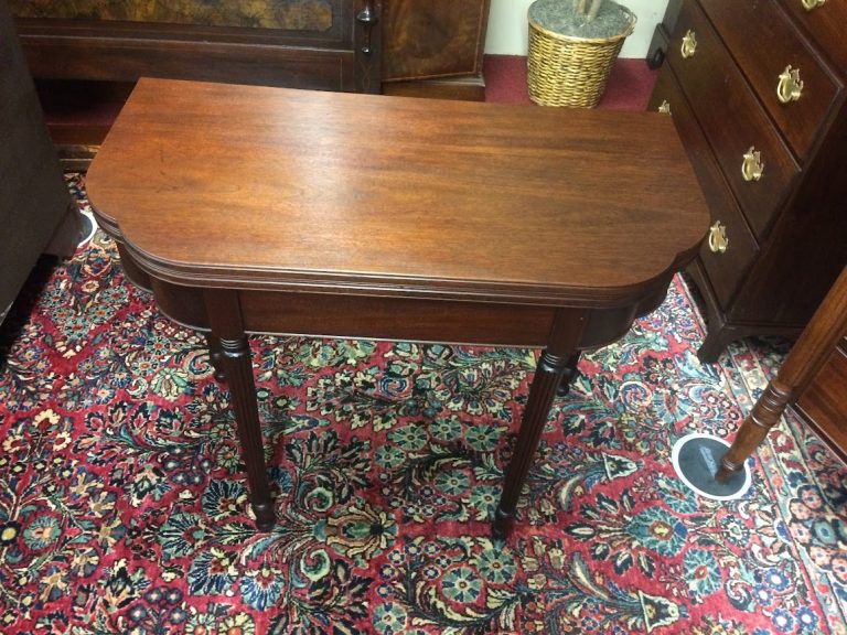 Vintage Games Table, Mahogany Games Table