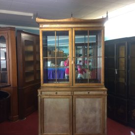 Vintage Gilded Finish China Cabinet, Theodore Alexander Furniture