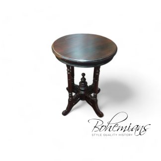 Antique Accent Table, Round Victorian Table