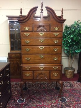 Vintage Highboy Dresser, Attributed to Councill Craftsmen Furniture