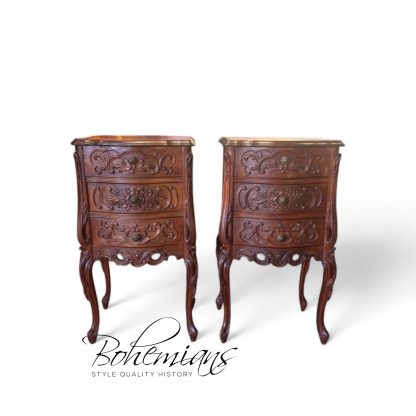 Vintage Nightstands, French Style Nightstands, The Pair