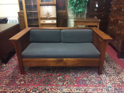 Vintage Mission Style Sofa, Settle Style Loveseat