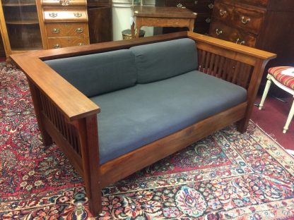 Vintage Mission Style Sofa, Settle Style Loveseat