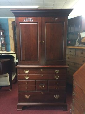 Pennsylvania House Media Cabinet, Vintage TV Cabinet