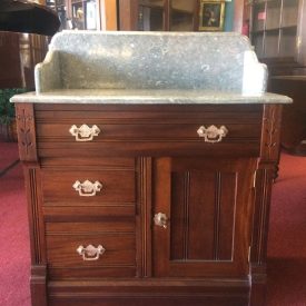 Antique Marble Top Washstand, Victorian Washstand, Antique Cabinet