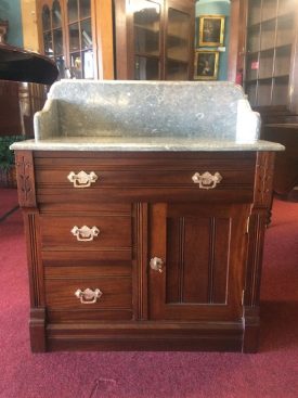 Antique Marble Top Washstand, Victorian Washstand, Antique Cabinet