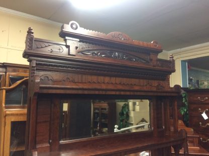 Antique Victorian Sideboard Buffet, Antique Buffet, Marble Top Buffet