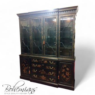 Chinoiserie Breakfront, China Cabinet, Hickory Chair Furniture