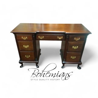 Vintage Mahogany Desk, Vanity, Drexel Furniture