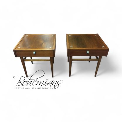 Mid Century Modern End Tables, American of Martinsville Furniture