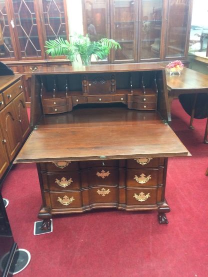 Vintage Secretary Desk, Cherry Secretary Desk, Monitor Furniture