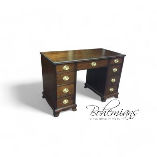 Knee Hole Desk, Pedestal Desk, Mahogany Desk