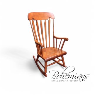 Tell City Rocking Chair, Vintage Cherry Rocking Chair, Vintage Rocker